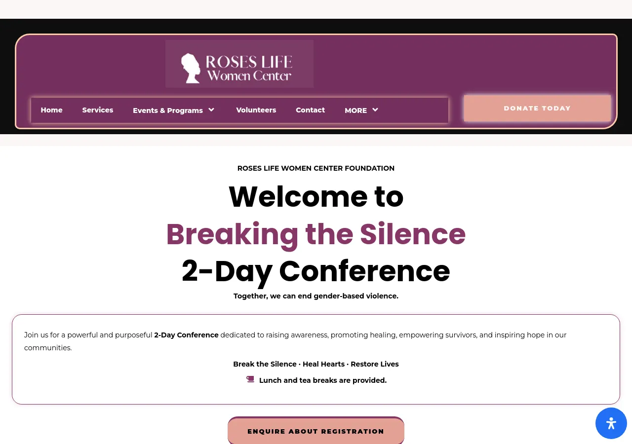Screenshot of Breaking the Silence